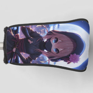 Cute ninja warrior girl  golf head cover