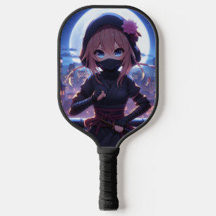 Cute ninja warrior girl  pickleball paddle