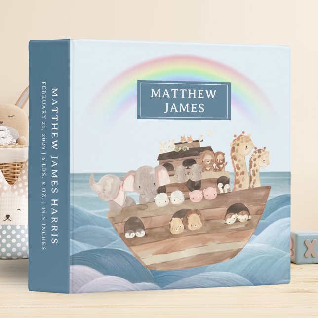 Cute Noah's Ark Baby Photo Album Binder (Creator Uploaded)