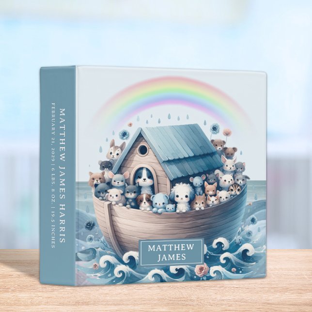 Cute Noah's Ark Baby Photo Album Binder (Creator Uploaded)