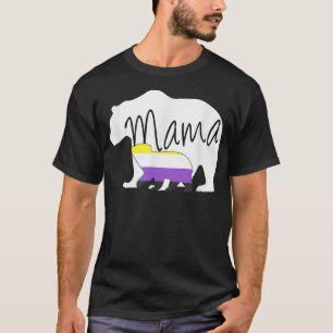 Cute Nonbinary Genderqueer Mama Bear T-Shirt