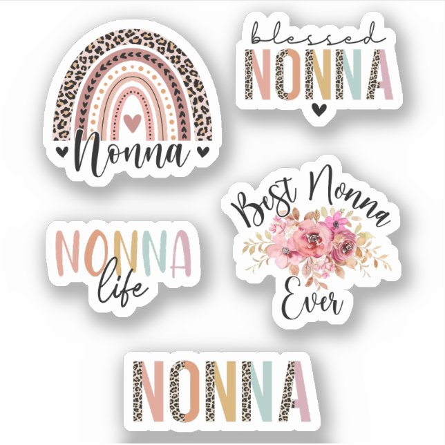 Cute Nonna Nana Gift, Grandmother, Nonna Pack (Front)