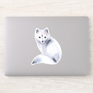 Cute Nordic Fox with Floral Markings