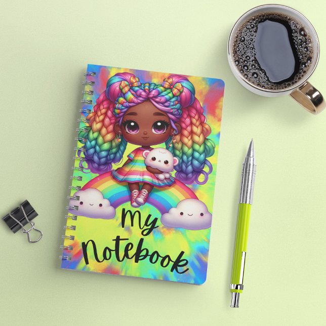 Cute Notebook / Colourful Rainbow Notebook (Creator Uploaded)