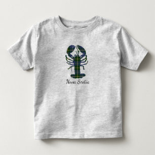 Cute Nova Scotia Lobster tartan shirt