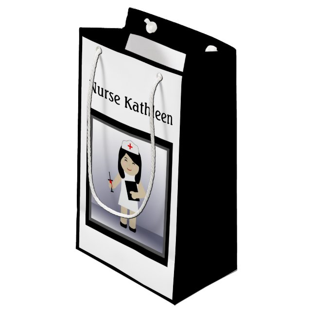 Cute Nurse 2 Small Gift Bag (Front Angled)