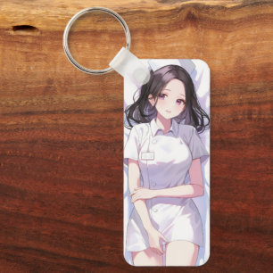 Cute Nurse Anime Keychain
