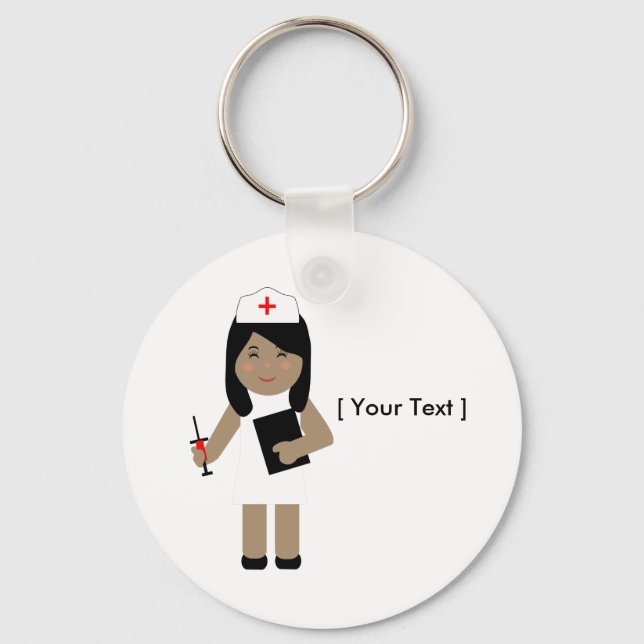 Cute Nurse One Keychain (Front)