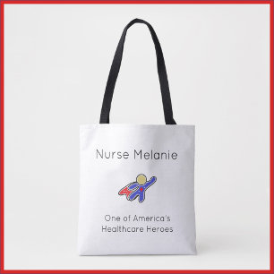 Cute Nurse Sac fourre-tout Héros de soins de santé