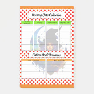 Cute Nursing Data Collection Template Post-it Notes