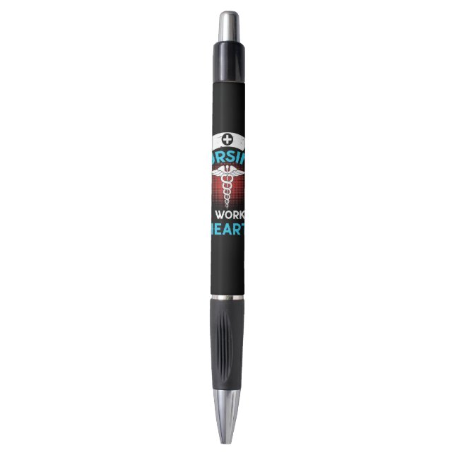 Cute Nursing is a work of heart  Pen (Front Vertical)