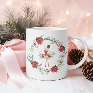 Cute Nutcracker Ballerina Christmas Coffee Mug