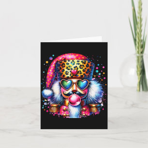 Cute Nutcracker Blowing Bubble Gum Nk Christmas Pa Card
