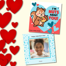 Cute Nuts About You Classroom Valentines Day Photo