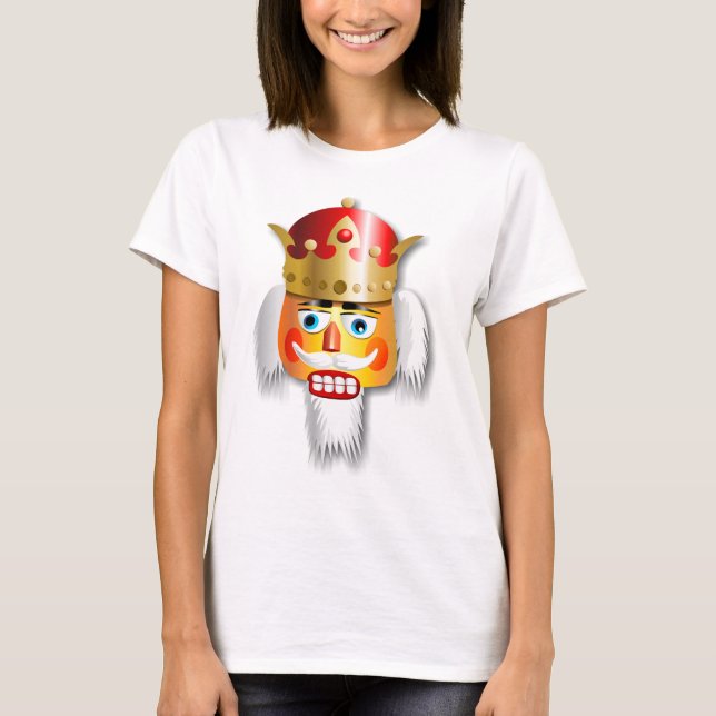 Cute Nutty Nutcracker King T-Shirt (Front)