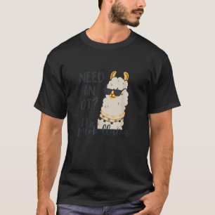 Cute Occupational Therapist OT Therapy Funny LLama T-Shirt