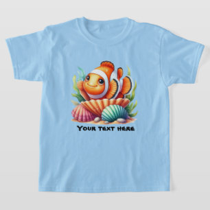 Cute ocean fish customizable T-Shirt