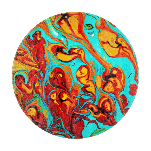 Cute Ocean Patterns Art. Buy Now Cutting Board (Front)