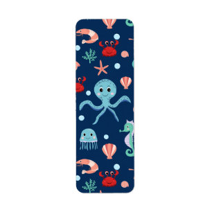 Cute Ocean Sea Life Pattern