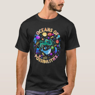Cute Oceans Of Possibilities Summer Reading Sea Cr T-Shirt