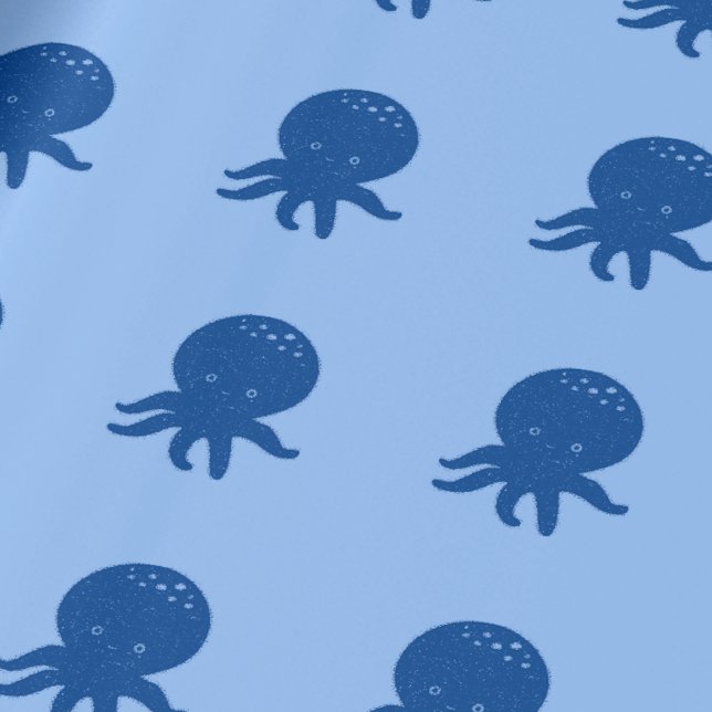 Cute Octopus Cartoon Old Paper Print (Creator Uploaded)