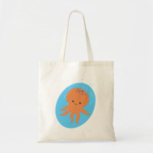 Cute Octopus Cartoon Tote Bag