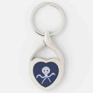Cute Octopus Pattern Keychain