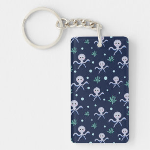 Cute Octopus Pattern Keychain