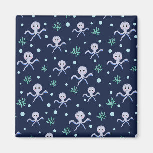 Cute Octopus Pattern Magnet