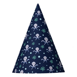 Cute Octopus Pattern Party Hat