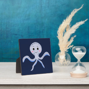 Cute Octopus Pattern Plaque