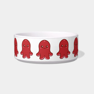 Cute Octopus Sausage Pet Bowl (Small)