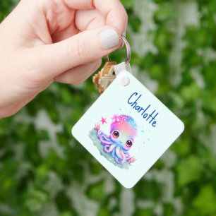 Cute Octopus Sea Creature Keychain
