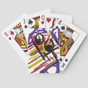 Cute octopus wave playing cards