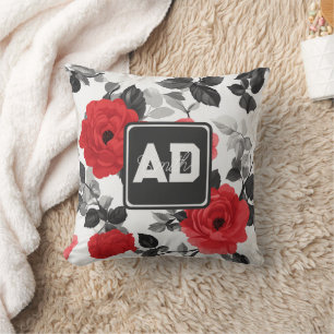 Cute Office Decor Rose Family Pillow