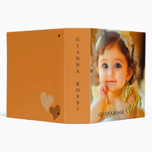 Cute Oh Baby Girl Sweet Keepsake Photo Album Binder