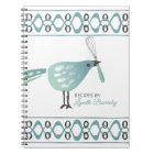 Cute oiseau cuisine whisk recette carnet livre de 