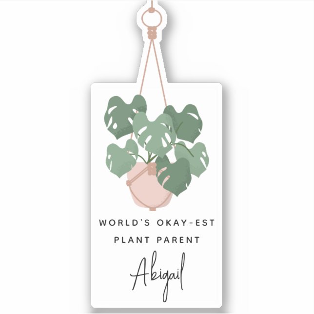 Cute Okay Plant Parent Personalized (Front)
