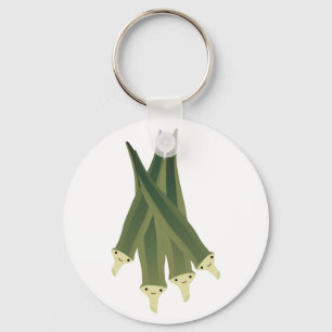 Cute Okra Keychain