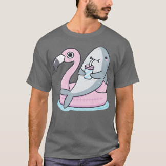 Cute On Flamingo Pool Float T-Shirt