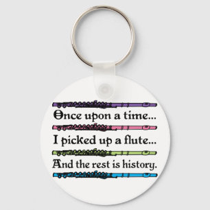 Cute Once Upon A Time Flute Keychain