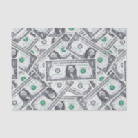 Cute One Dollar Bill TISSUE PAPER