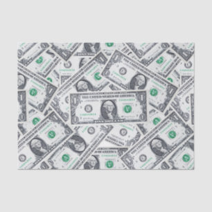 Cute One Dollar Bill TISSUE PAPER