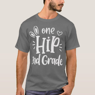 Cute One Hip 2nd Second Grade Bunny Teacher Easter T-Shirt