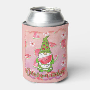 Cute One In A melon Summer Gnome Can Cooler