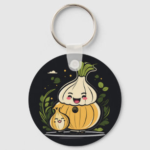 Cute Onion Adventure Keychain