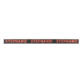 Business Logo Template Custom Black Satin Ribbon