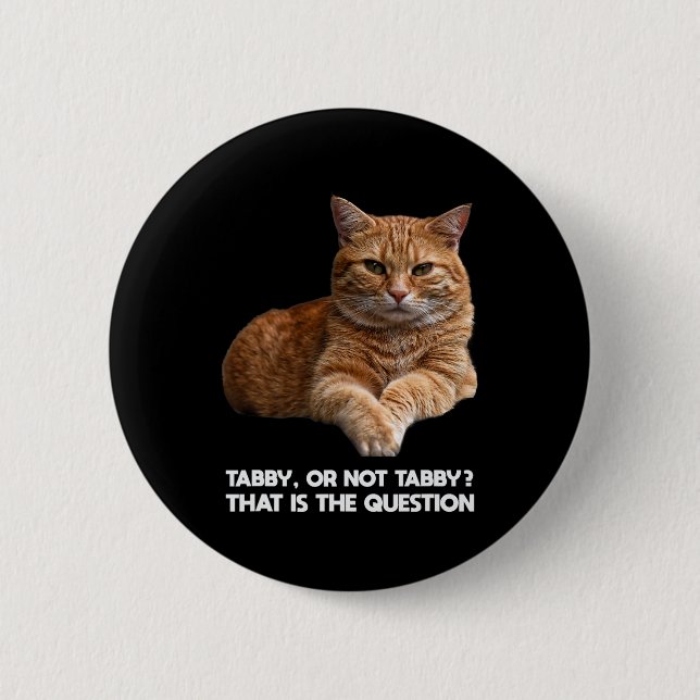 Cute Orange Cat  2 Inch Round Button (Front)