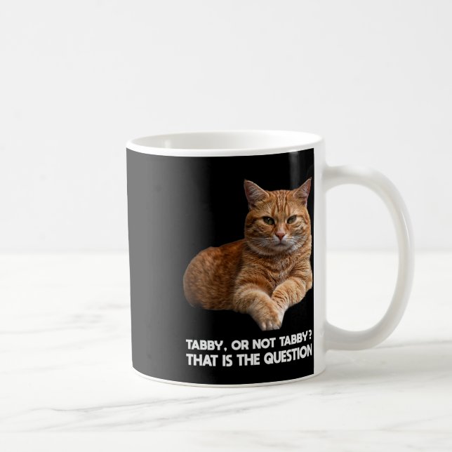 Cute Orange Cat  Coffee Mug (Right)