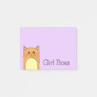 Cute Orange Cat Girl Boss